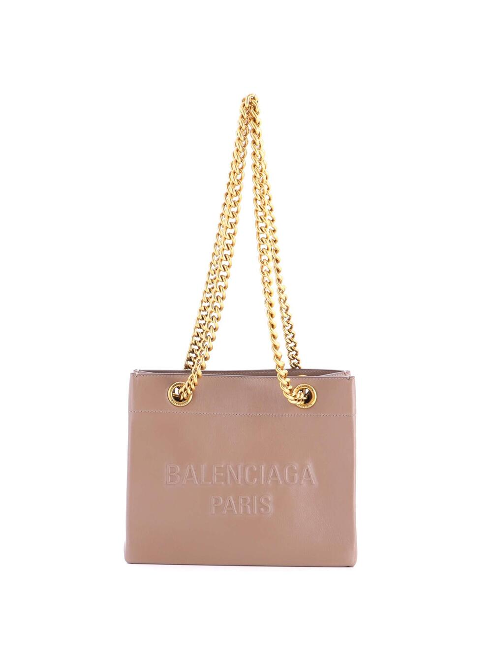 Balenciaga Duty Free Chain Tote Leather #254203B14B